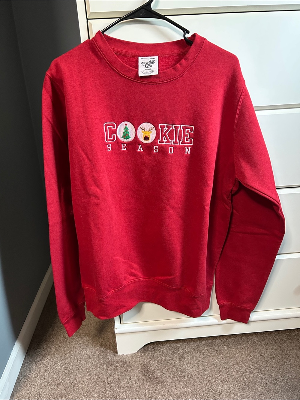 Cookie Season Red Holiday Sweatshirt